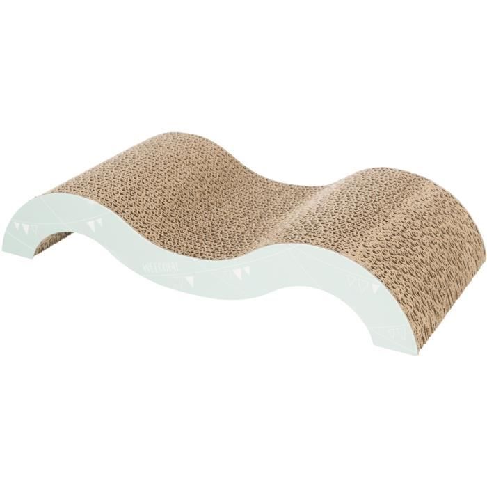 Grattoir Onda Junior - TRIXIE - 38x7x18 cm - Couleur Beige - Pour garder les ongles de votre chat en bonne santé