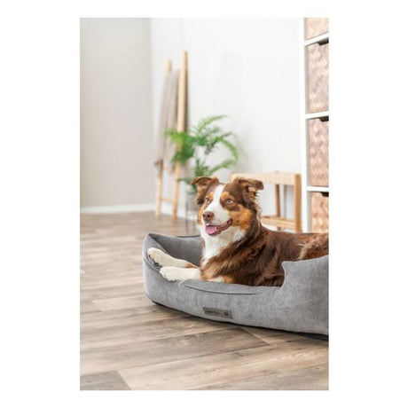 Panier pour chien - TRIXIE - VITAL LENNOX - Tissu chenille - 60 x 50 cm - Gris