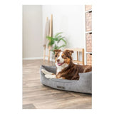 Panier pour chien - TRIXIE - VITAL LENNOX - Tissu chenille - 80 x 60 cm - Gris
