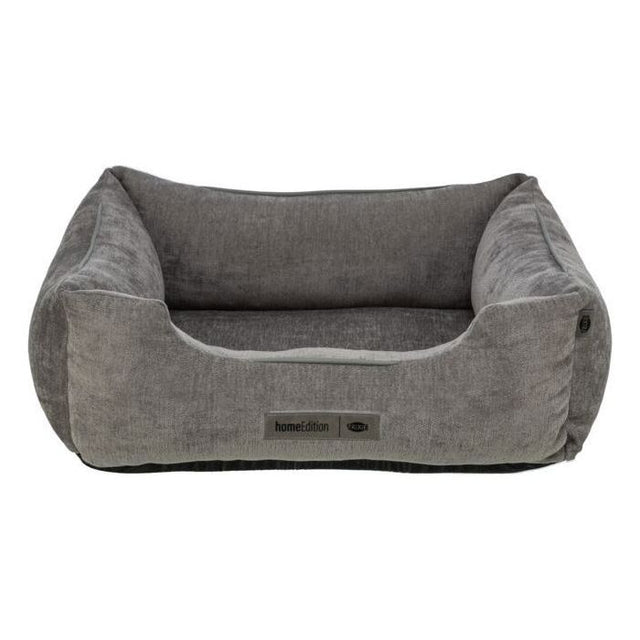 Panier pour chien - TRIXIE - VITAL LENNOX - Tissu chenille - 100 x 70 cm - Gris