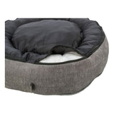 Panier pour chien - TRIXIE - VITAL LENNOX - Tissu chenille - Ø 50 cm - Gris