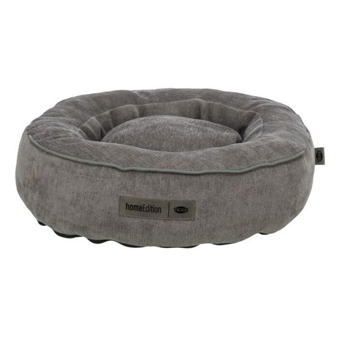 Panier pour chien - TRIXIE - VITAL LENNOX - Tissu chenille - Ř 60 cm - Gris