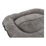 Coussin pour chien - TRIXIE - Vital LENNOX - Tissu chenille - Ovale - 70 x 55 cm - Gris