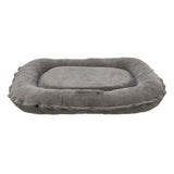 Coussin pour chien - TRIXIE - Vital LENNOX - Tissu chenille - Ovale - 70 x 55 cm - Gris