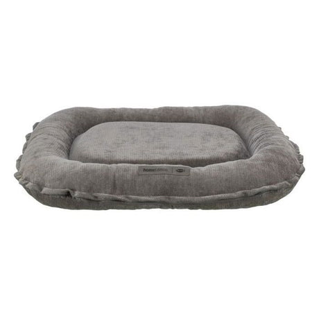 Coussin pour chien - TRIXIE - Vital LENNOX - Tissu chenille - Ovale - 90 x 70 cm - Gris