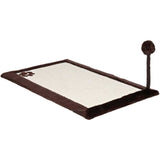Tapis griffoir - Trixie - 70x45 cm - Sisal/Peluche - Jouet sur ressort - Antidérapant
