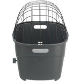 TRIXIE Panier pour porte-bagages en plastique et métal - 36 x 47 x 46 cm - Gris - Pour chien