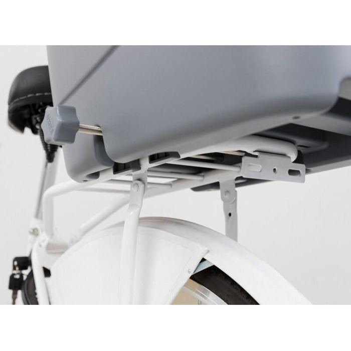 TRIXIE Panier pour porte-bagages en plastique et métal - 36 x 47 x 46 cm - Gris - Pour chien