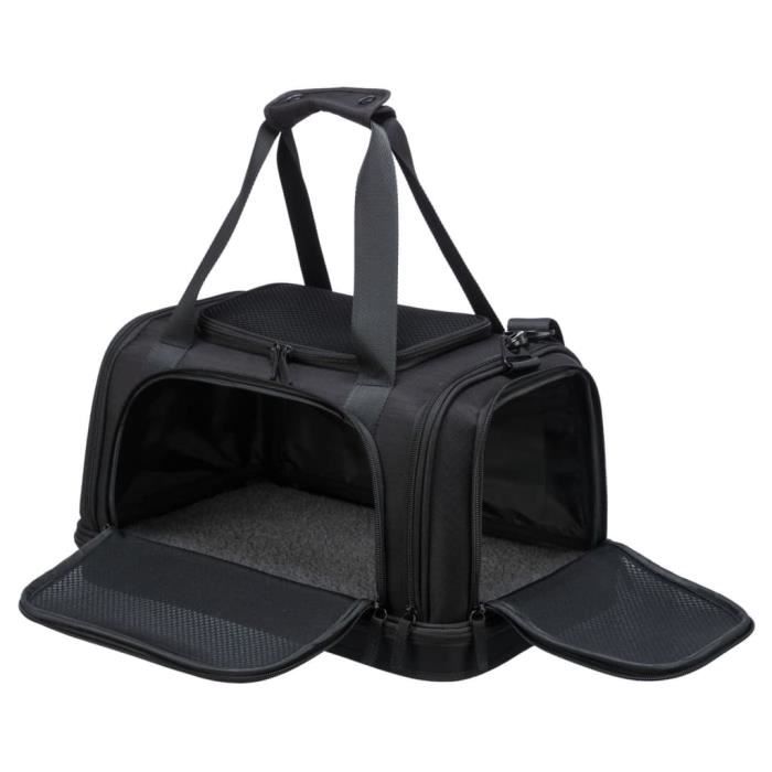 TRIXIE Cage de transport aérien pour chiens Plane 44x28x25 cm Noir 443997