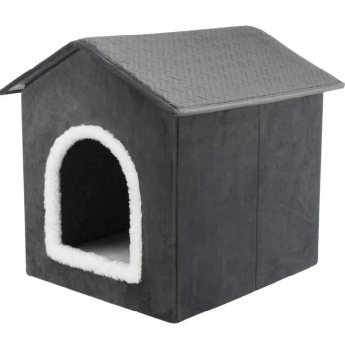 TRIXIE Maison animaux de compagnie Livia 50x50x54 cm Gris et blanc 442667