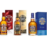 Trio Chiva Regal - 12 - XV et 18 ans - Whisky Ecossais - 40,0% Vol. - 3x70cl