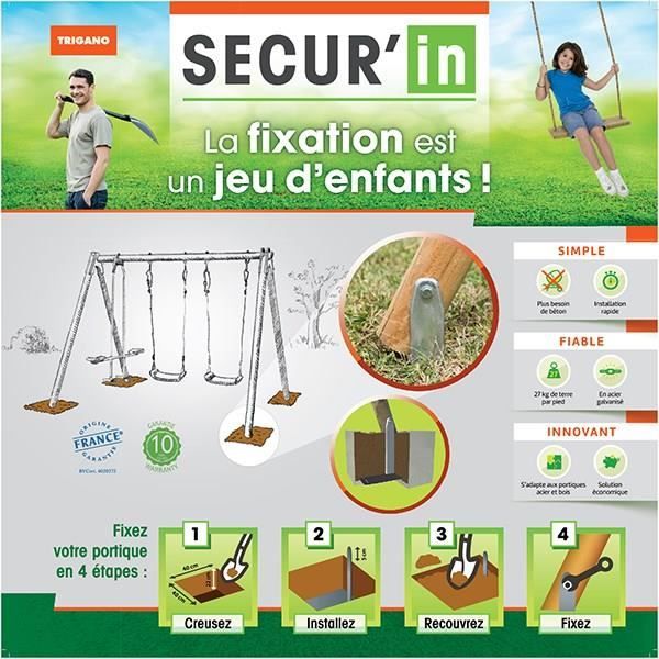 Kit d'ancrage pour portique Secur'in