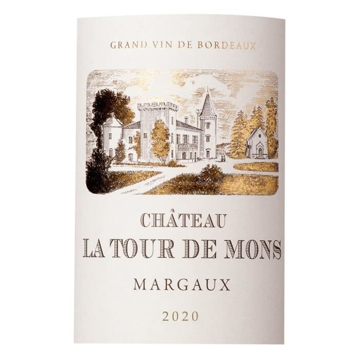 Château La Tour de Mons 2020 Margaux - Vin rouge de Bordeaux