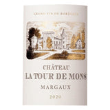 Château La Tour de Mons 2020 Margaux - Vin rouge de Bordeaux