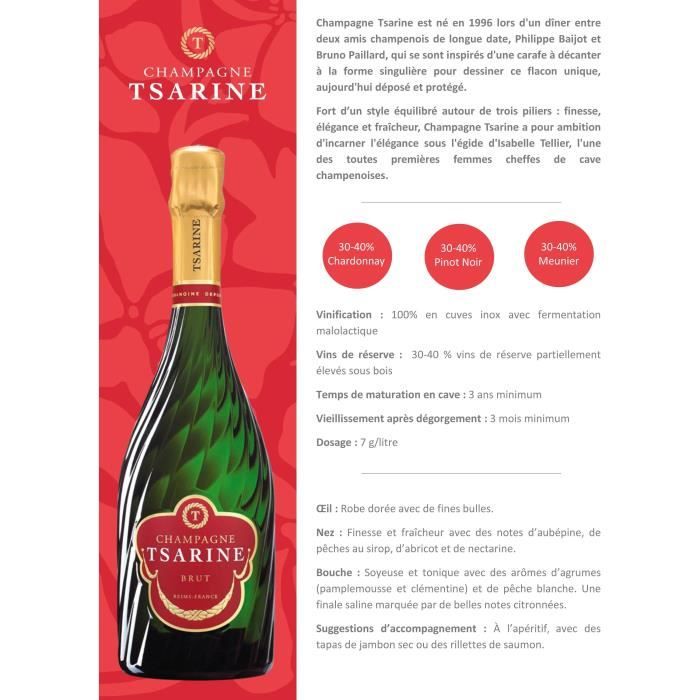 Champagne Tsarine Brut - 75 cl