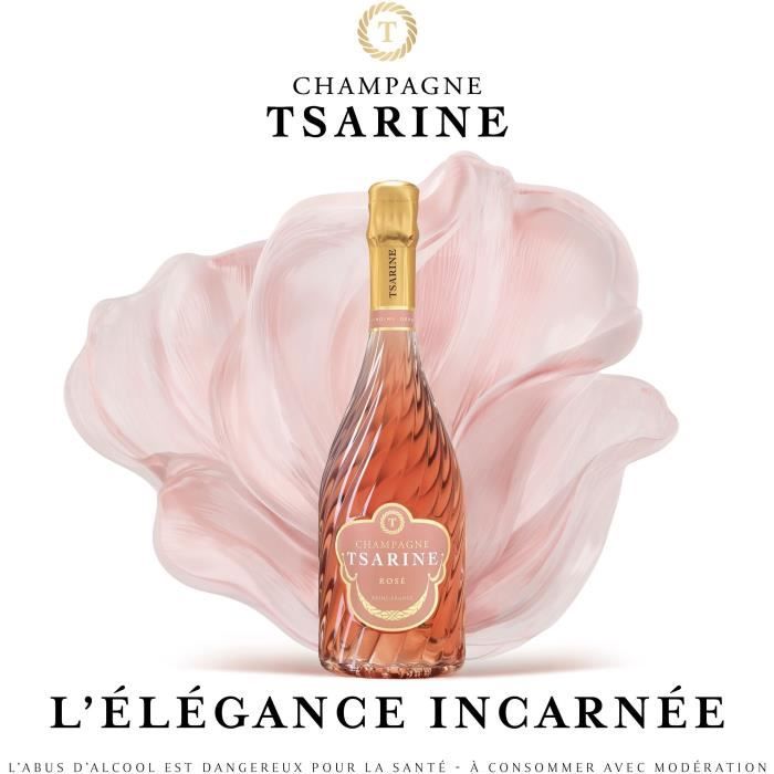 Champagne Tsarine Rosé Brut - 37,5 cl