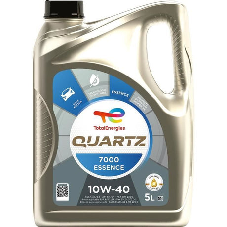 Huile moteur - TotalEnergies - Quartz 7000 essence 10W-40 - 5L