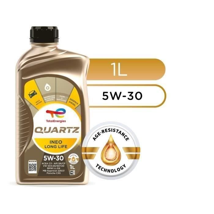Huile moteur - TotalEnergies - Quartz Ineo Long Life 5W-30 - 1L