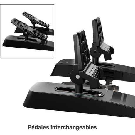 Pédales de direction universelle - TURTLE BEACH - VelocityOne - Noir - Multi-plateforme - USB-C