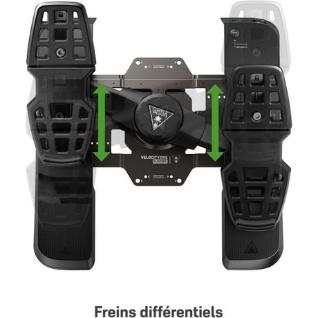 Pédales de direction universelle - TURTLE BEACH - VelocityOne - Noir - Multi-plateforme - USB-C