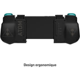Manette de jeu mobiles Android - Turtle Beach Atom - Bluetooth - Noir/Cyan