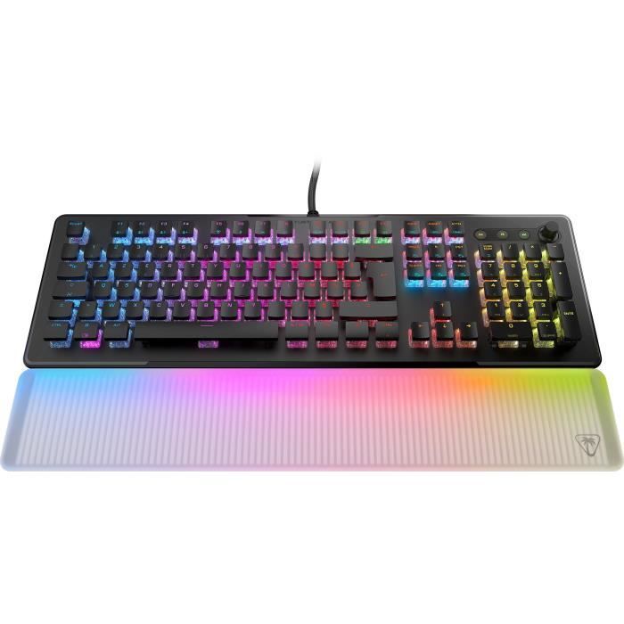 Clavier gaming PC optique et mécanique - TURTLE BEACH - Vulcan II Max - Noir