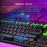 Clavier gaming PC optique et mécanique - TURTLE BEACH - Vulcan II Max - Noir