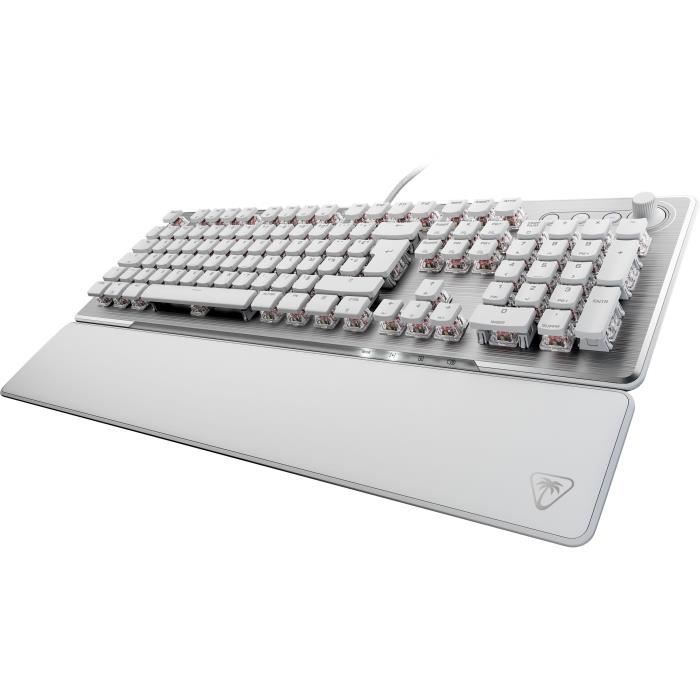 Clavier gaming PC mécanique - TURTLE BEACH - TBK-1002-12-FR - Vulcan II - Blanc
