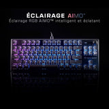 Clavier gaming RGB mécanique compact - TURTLE BEACH - Vulcan TKL - Noir