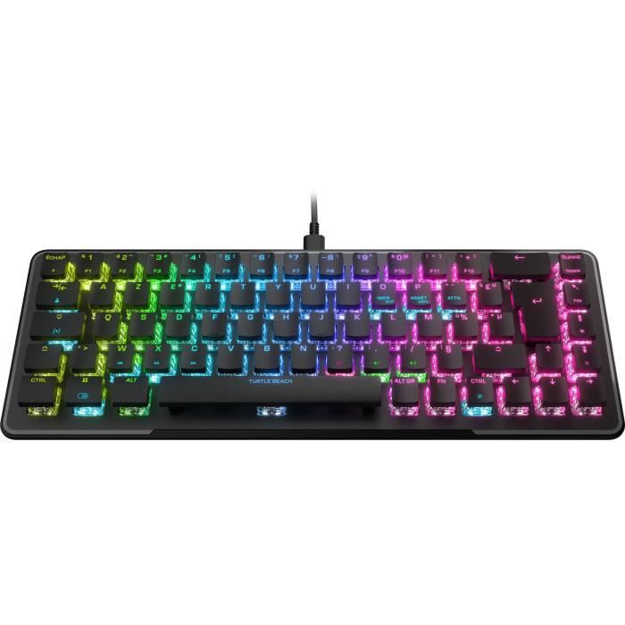 Clavier gaming optique et mécanique filaire Turtle Beach - Vulcan II Mini - Noir