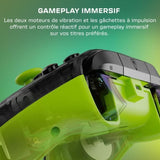 Manette de jeu - Xbox Series X|S, Xbox One et PC - Rematch Core - RGB - Filaire - Camouflage Noir / Jaune - TURTLE BEACH