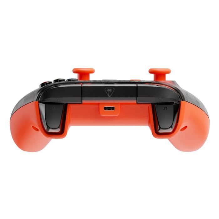 Manette de jeu - Xbox Series X|S, Xbox One et PC - Rematch Core - RGB - Filaire - Camouflage Noir / Orange - TURTLE BEACH