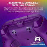 Manette de jeu - Xbox Series X|S, Xbox One et PC - Afterglow Wave - RGB - Filaire - Violet - TURTLE BEACH
