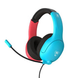 Casque gaming filaire - TURTLE BEACH - TBS-8002-25 - Airlite Fit - Sous licence officielle de Nintendo Switch - Bleu fluo et rouge