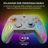 TURTLE BEACH Manette de jeu - Xbox Series X|S, Xbox One et PC - Afterglow Wave - RGB Filaire Gris