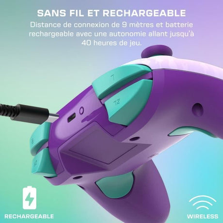 Manette gaming sans fil pour Nintendo Switch™ - TURTLE BEACH - TBC-8101-95 - Rematch™ Invincible Mario