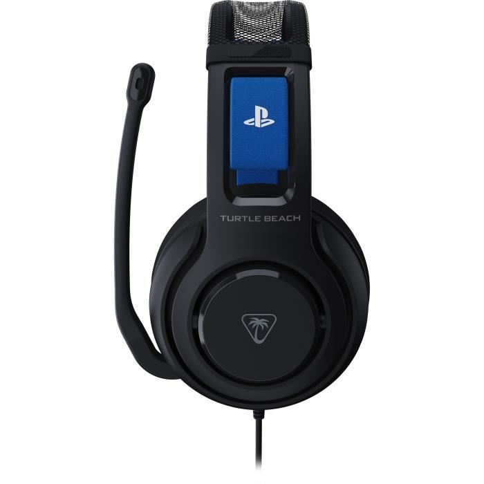 Casque gaming filaire - TURTLE BEACH - Atlas 200 - TBS-3002-05 - Pour PS5 et PS4 - Noir