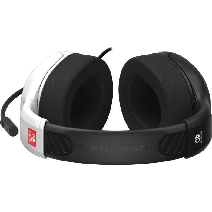 Casque gaming filaire - TURTLE BEACH - TBS-8003-05 - Airlite Fit - Sous licence officielle Nintendo pour Switch™ 2 - Noir & Blanc