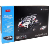 Voiture Télécommandée - TURBO CHALLENGE - BMW M8 GTE - Blanc - 1/18 - Assemblage facile