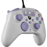 Manette de jeu PC/XBOX - REACT-R - Filaire - Blanc et violet