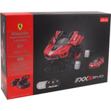 Kit Montage Ferrari FXX K Evo - TURBO CHALLENGE - Voiture Télécommandée - Rouge - 1/18