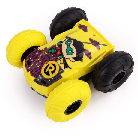 Flip Batman vs Robin RC télécommandée - TURBO CHALLENGE - 096644 - Double face - Cascades - Licence DC - Des 3 ans