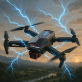Drone RC en valisette - TURBO CHALLENGE - 400329 - Double caméra - Télécommande écran - Des 14 ans