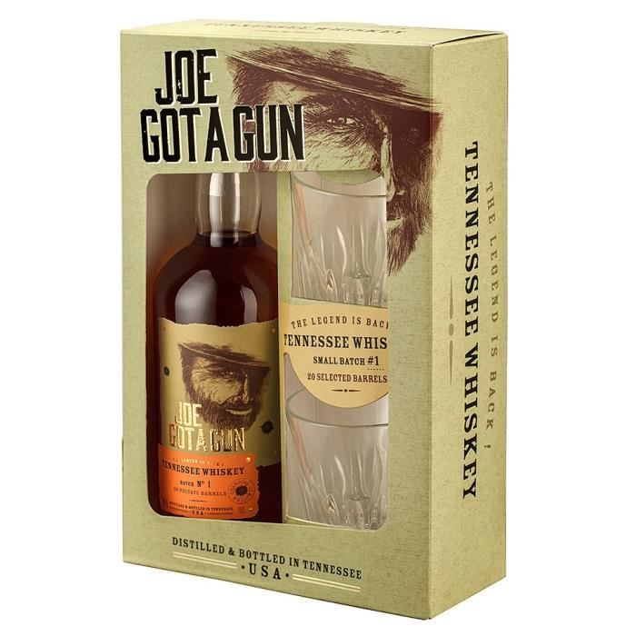 Joe Got A Gun - Small Batch - Coffret + 2 Verres - Whisky - 70cl - 40,0% Vol.