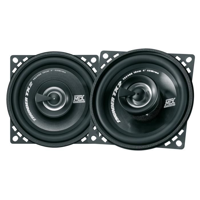 Haut-parleurs coaxiaux - MTX AUDIO - TX240C - 10cm 4O 45W RMS 310W Peak avec aluminium bobine Ř25mm et tweeter mylar Ř13mm