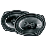 MTX TX269C Haut-parleurs voiture Coaxiaux elliptiques 6x9 15x23cm 2 voies 80W RMS 4O membrane polypropylene