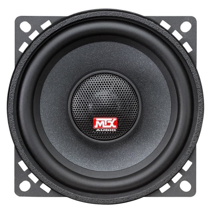 MTX TX440C Haut-parleurs voiture Coaxiaux 2 voies 10cm 60W RMS 4 membrane pulpe célulose