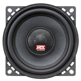 MTX TX440C Haut-parleurs voiture Coaxiaux 2 voies 10cm 60W RMS 4 membrane pulpe célulose