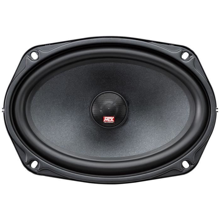 Coaxiaux 2 voies - MTX AUDIO - 16x23cm (6x9) - 4O - 100Wrms - Bobine Ř30mm en TIL - Tweeter néodyme Ř25mm dôme soie