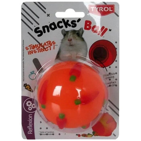 Jouet rongeur - TYROL - Balle a Friandises - Ř 7,5cm